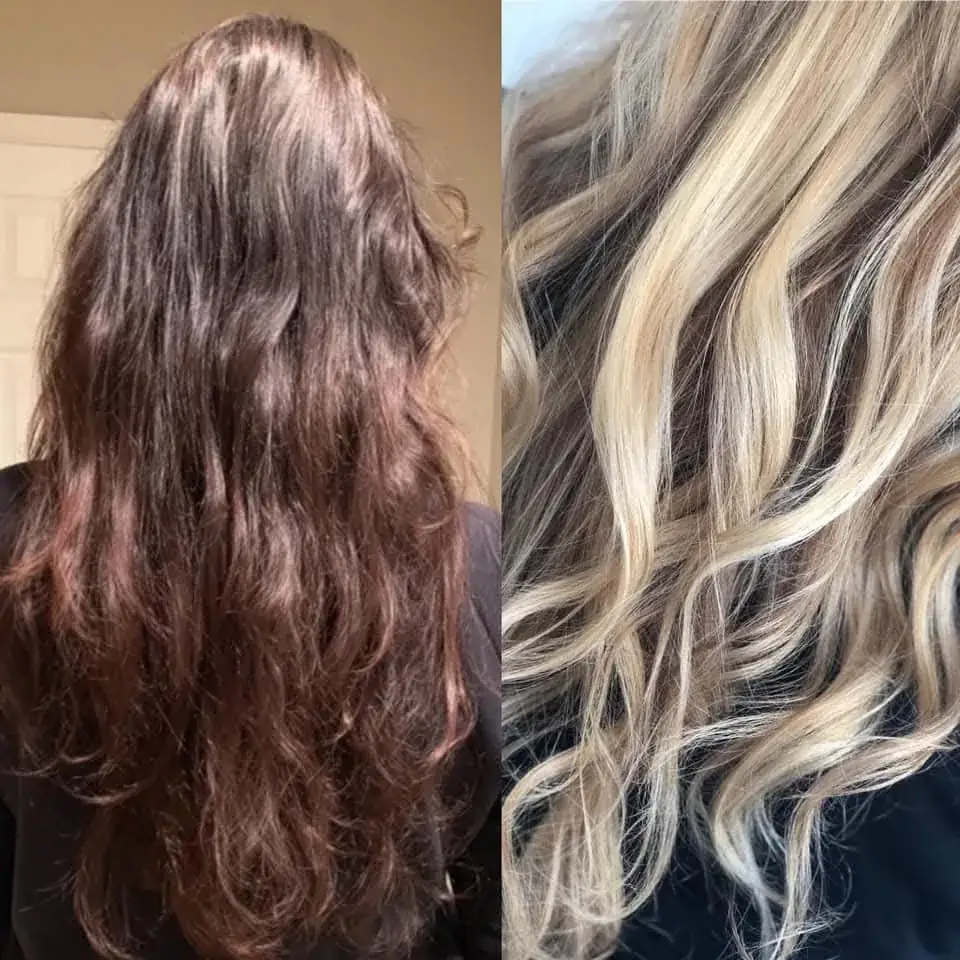 Hair color transformation
