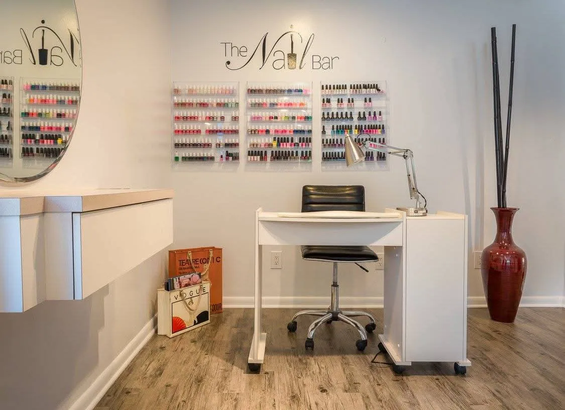 Nail bar at De Amour Salon